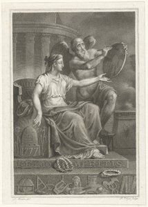 Symbolické znázornění 50. výročí Felixe Meritise, 1827 od Philippus Velijn