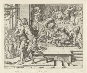 Absalomova pomsta Historie Tamar a Amnon (název série) od Philips Galle