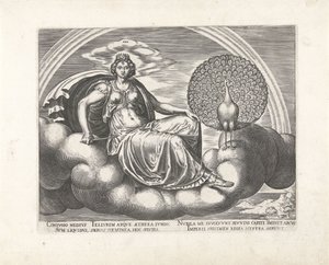 Nebe Aer (název na objektu) The Four Elements (název série) od Philips Galle