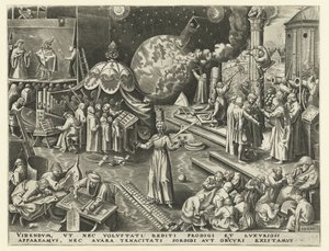 střídmost Temperance (název na předmětu) Sedm ctností (název série) od Philips Galle