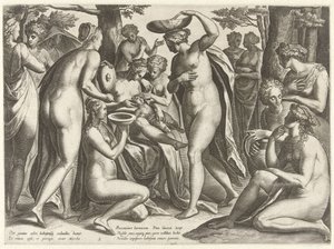 Vzdělání Adonise Příběh Adonise (název série) od Philips Galle
