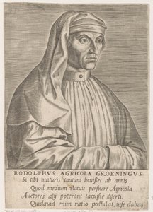 Portrét Rudolfa Agricoly od Philips Galle