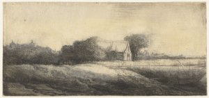Krajina s rybářem ve člunu od Philips Koninck (attributed to)