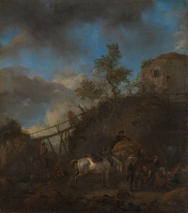 Kovář podkování koně od Philips Wouwerman