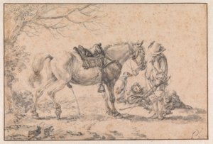 Čurající kůň od Philips Wouwerman