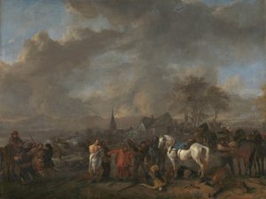 Vítězství rolníků od Philips Wouwerman