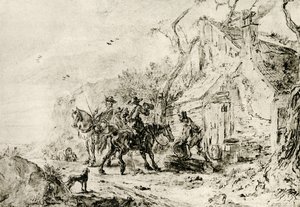 Zastavte se v taverně od Philips Wouwerman
