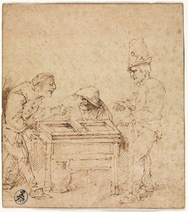 Hráči Tric-Trac, c. 1660. od Philips de Koninck