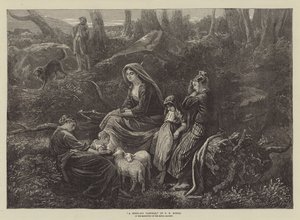 Highland Pastoral, na výstavě Královské akademie