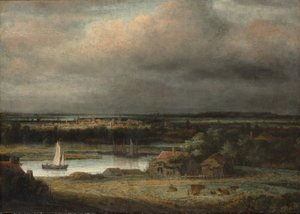 Wide River Landscape, c.1648-49 od Phillips de Koninck