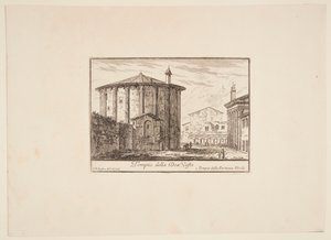 Dánsky: Chrám bohyně Vesty. 1. Chrám Fortuny Virile