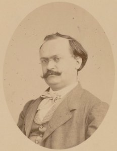 Portrét skladatele Charlese Lecocqa 1832-1918, 1866. od Photo studio A. Legras.