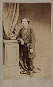 Portrét skladatele Louise Diémera 1843-1919, c. 1875. od Photo studio Alphonse and Cie.