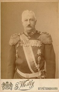 Generál Konstantin Pavlovič Prezhbiano 1840-1905. od Photo studio E. Westly and Co.