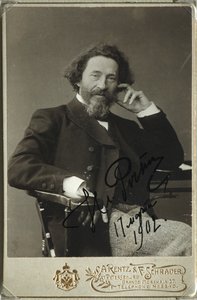 Portrét umělce Ilji Repina 1844-1930 od Photo studio H. Rentz and F.