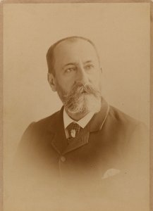 Portrét skladatele Camille Saint-Saënse 1835-1921. od Photo studio J. Lacroix.