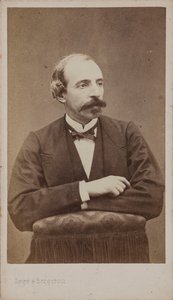 Portrét skladatele Émile Jonase 1827-1905. od Photo studio Legé and Bergeron.