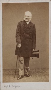 Portrét skladatele Gustava Vogta 1781-1870. od Photo studio Legé and Bergeron.