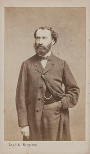 Portrét skladatele Prospera Pascala 1825-1880, c. 1875. od Photo studio Legé and Bergeron.