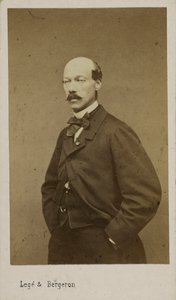 Portrét skladatele Alexandra Batty 1816-1902, c. 1880. od Photo studio Legé and Bergeron.