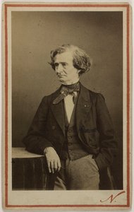 Portrét skladatele Hectora Berlioze 1803-1869, cca 1860.