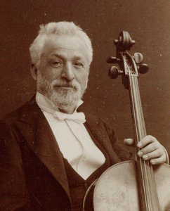 Portrét skladatele a violoncellisty Gaetana Bragy 1829-1907, c. 1875.