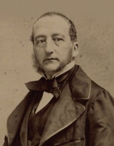 Portrét klavíristy a skladatele Sigismund Thalberg 1812-1871, cca 1860.