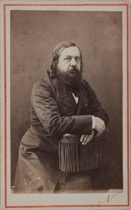 Portrét básníka Théophila Gautiera 1811-1872, 1872.