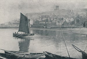 Whitby Harbour, 1910 od Photochrom Co Ltd of London