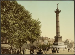 [Colonne de Juillet, Place de la Bastille, Paříž, Francie]. od Photochrom Zürich