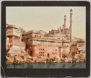 Indie. Benares. Aurangzebova mešita podle fotografie Dr. Kurta Boecka