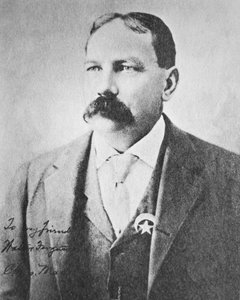 Chris Madsen (1851-1944) (černobílá fotografie)