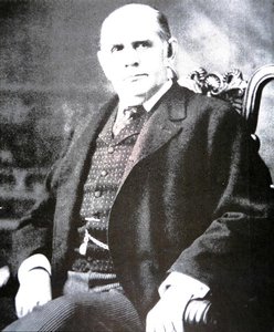 Mark Hanna (1837-1904) (černobílá fotografie)