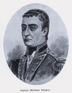 Kapitán Matthew Flinders (černobílá fotografie) od Photographer Australian