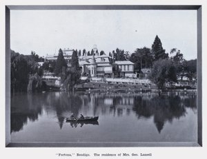 "Fortuna," Bendigo, rezidence paní George Lansell (č/b foto) od Photographer Australian