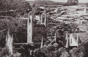 Historický Port Arthur, Tasmánie (černobílá fotografie) od Photographer Australian
