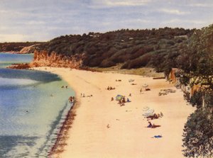 Mornington Beach (barevná fotografie)