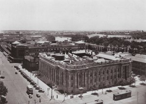 Budova parlamentu, Adelaide, Jižní Austrálie (černobílá fotografie) od Photographer Australian