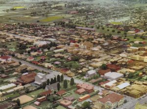 Queensland, Austrálie: Toowoomba ze vzduchu (foto)