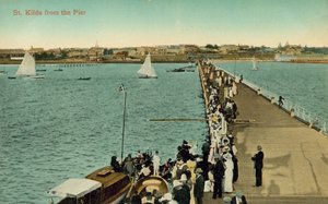 St Kilda z mola, Melbourne, Victoria, Austrálie (foto) od Photographer Australian