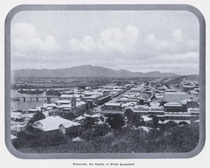 Townsville, hlavní město Severního Queenslandu (černobílá fotografie) od Photographer Australian