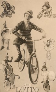 Gent lotto (černobílá fotografie)