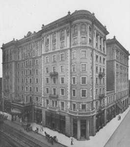 King Edward Hotel, Toronto (černobílá fotografie)