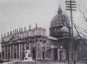 Katedrála svatého Jakuba, Montreal (černobílá fotografie)