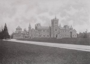 Toronto University, Toronto (černobílá fotografie)