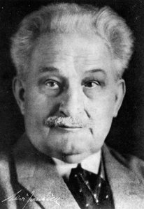 Leoš Janáček (b/w photo)