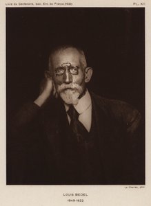 Ernest Marie Louis Bedel, francouzský entomolog (černobílá fotografie) od Photographer French