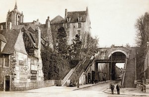 Le Mans, Francie, c. 1900 (černobílá fotografie) od Photographer French