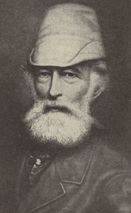 Alfred Krupp, německý průmyslník, který založil Krupp Works v Essenu (čb foto) od Photographer German