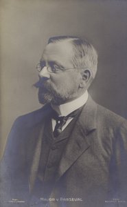 August von Parseval, německý konstruktér vzducholodí (č/b foto) od Photographer German